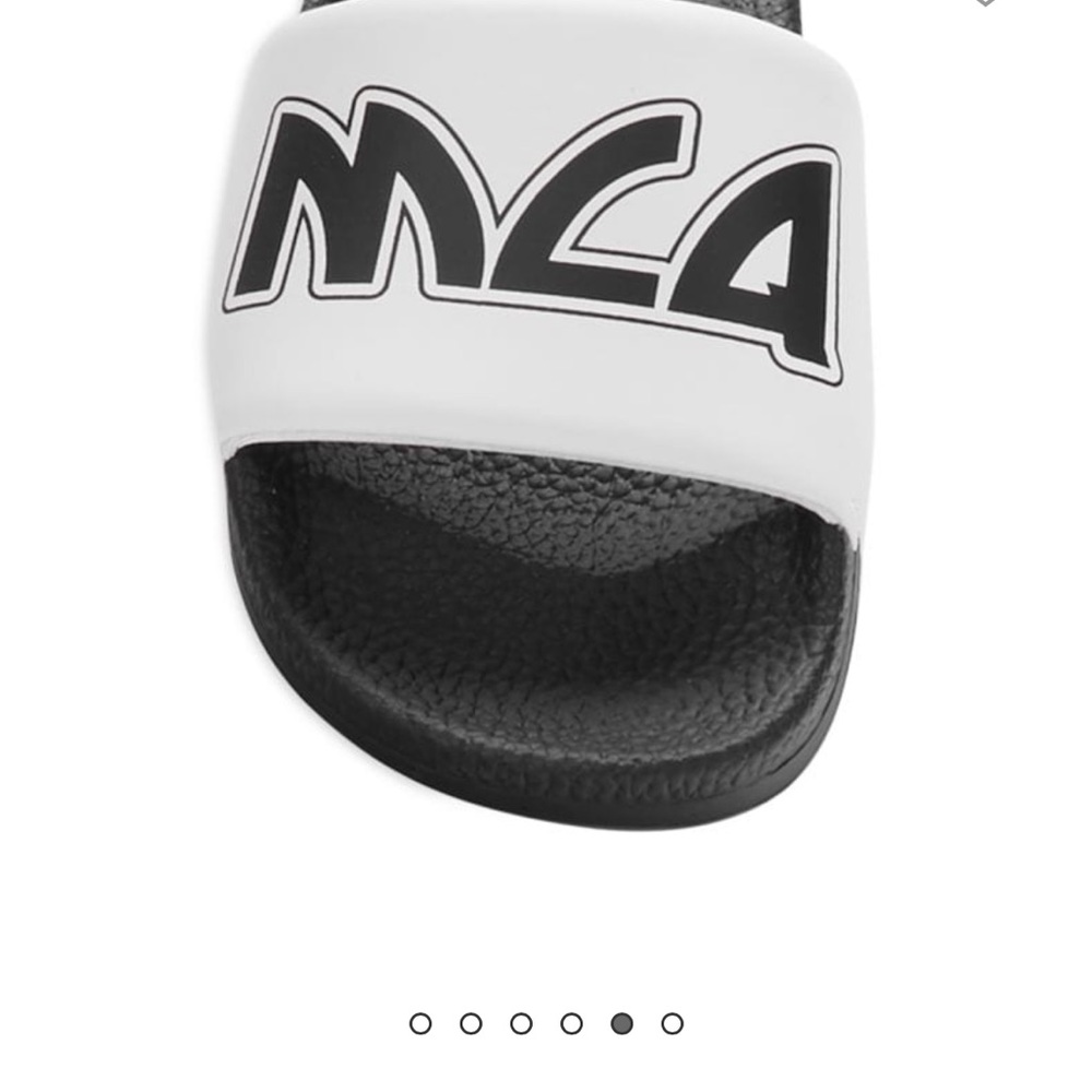 (Brand New) AUTHENTIC Alexander McQueen MCQ  Logo Slides Sandals Unisex … - Picture 7 of 9